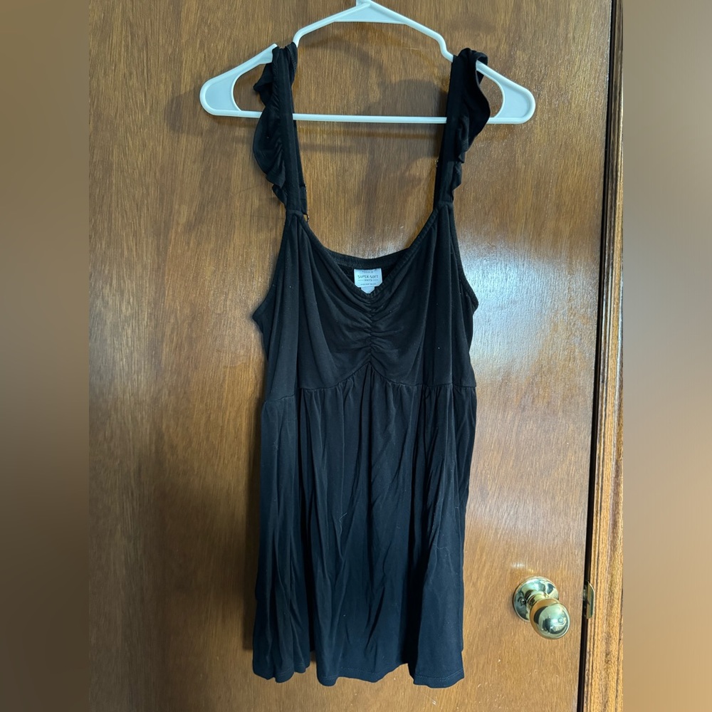 Torrid Black Super Soft Knits Tank Top Size 1